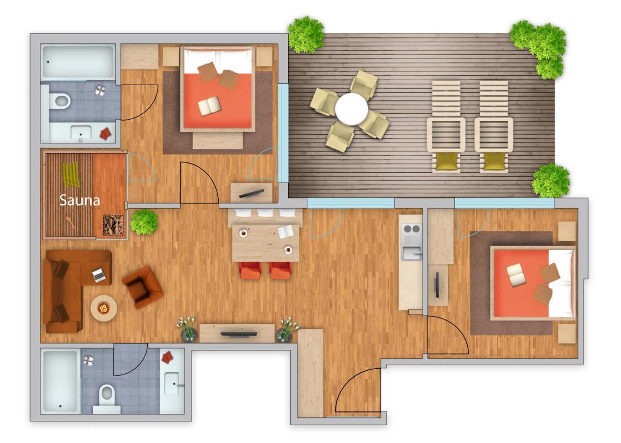 Appartement Residenz Fliana Deluxe à Mathon Extérieur photo